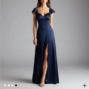 Windsor Elegant Navy Evening Gown